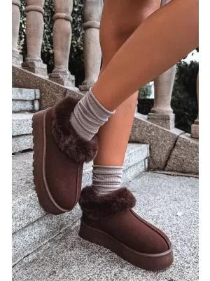 Schneemänner für Frauen BIG STAR SHOES UU274203 BRAUNE/BEIGE SCHATTEN