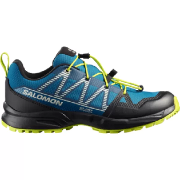  Kinderschuhe SALOMON OUTSCAPE WATERPROOF L49212500 MYKONOSBLAU/SCHWARZ/ACID LIME 