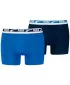 Herren-Boxershorts PUMA MEN EVERYDAY MULTI LOGO BOXER 2P 93832504 BLAUE KOMBINATION