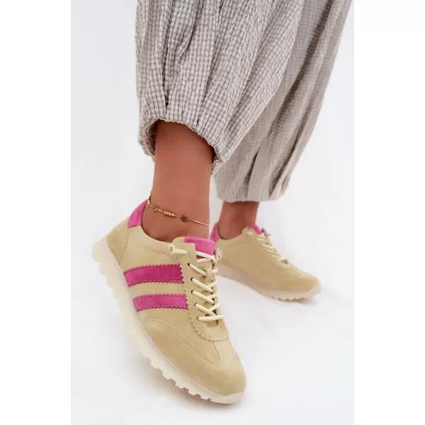  Damen-Sneaker BOTO GD-XW-1011 GELB/FUCHSIA 