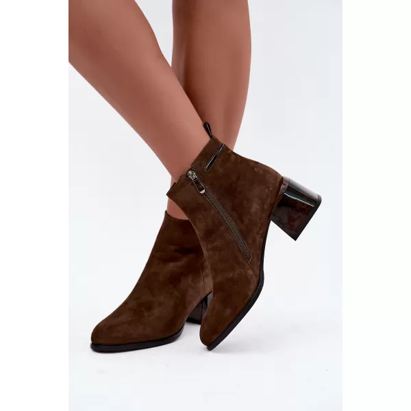  Damen-Stiefeletten BOTO 26BT24-398 KAFFEE 