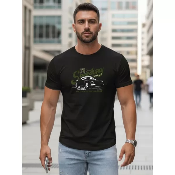  Herren-T-Shirt DSTREET NX5089R SCHWARZ 