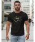 Herren-T-Shirt DSTREET NX5089R SCHWARZ