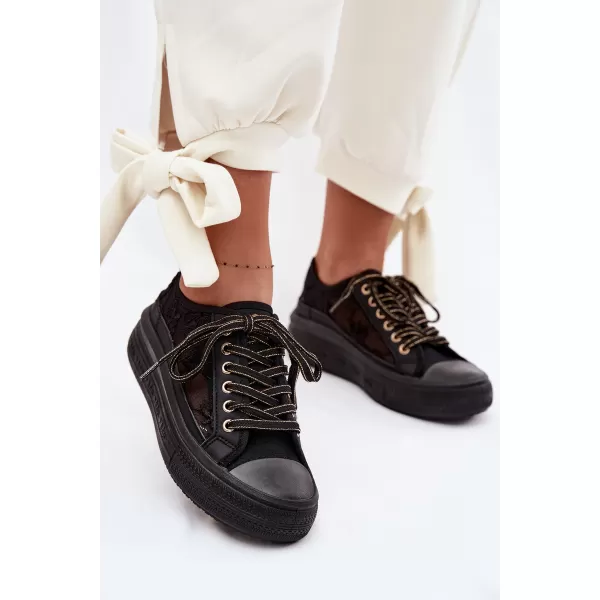  Damen-Sneaker LEE COOPER LCW-26-44-4479 SCHWARZ 