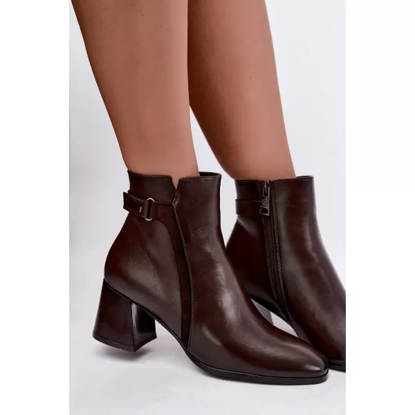  Damen-Stiefeletten VINCEZA 58660 BRAUN 