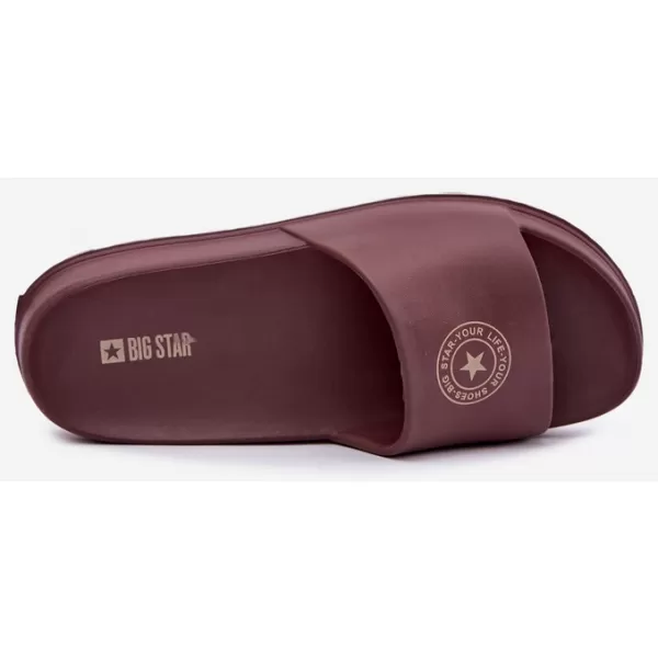  Damenhausschuhe BIG STAR SHOES UU274075 WEIN 