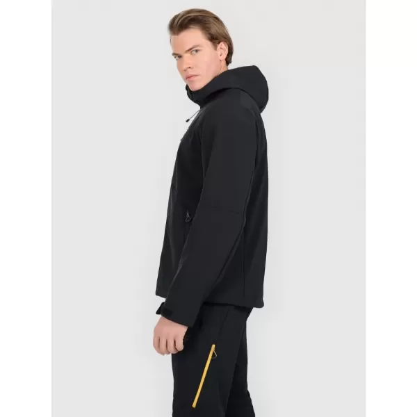  Herren-Softshelljacke 4F RAW25TSOFM506 TIEFSCHWARZ 
