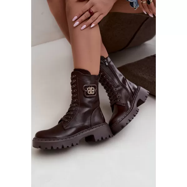  Damenschuhe BOTO QH7735 BRAUN 