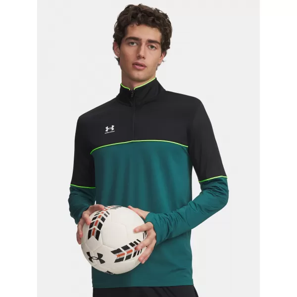  Herren-Sweatshirt UNDER ARMOUR M CHALLENGER TRAINING QZ 6004043-338 GRÜN 