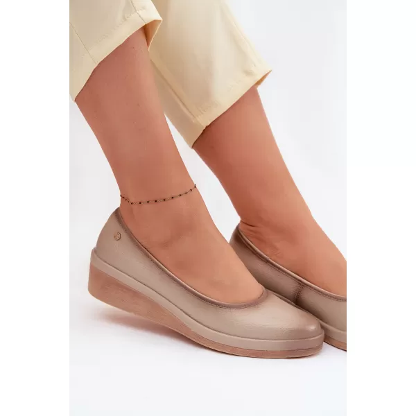  Damen-Stiefeletten VINCEZA 39987 BEIGE 