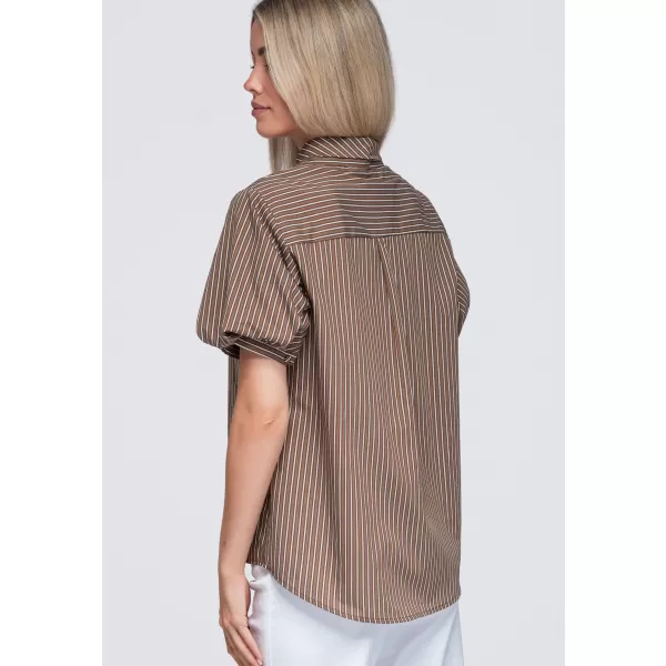  Damenhemd OMBRE OW-SH-E0067 BRAUN 