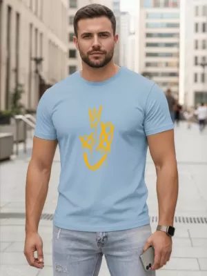 Herren-T-Shirt DSTREET NX0138R-SK HELLBLAU