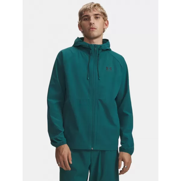  Herrenjacke UNDER ARMOUR VIBE WOVEN JACKET 6003001-338 GRÜN 