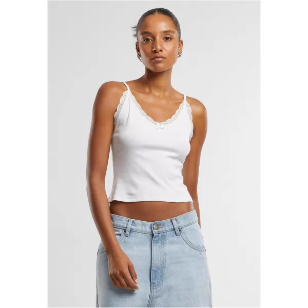  Damen-Tanktop URBAN CLASSICS TB7514A HELLOLIV/CREMEWEIß 