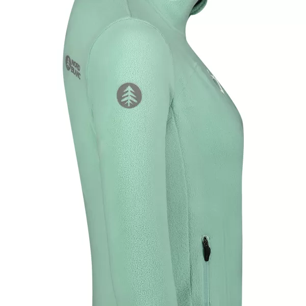  Leichtes Fleece-Sweatshirt für Damen NORDBLANC MAPLE NBSFL8374 GRÜN 