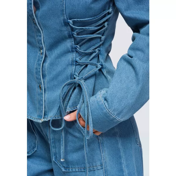  Damenhemd OMBRE OW-SH-E0070 BLAU 