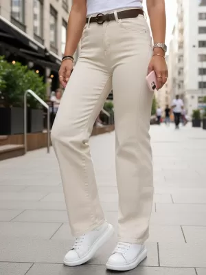 Damenhosen DSTREET UY3060 WEIß
