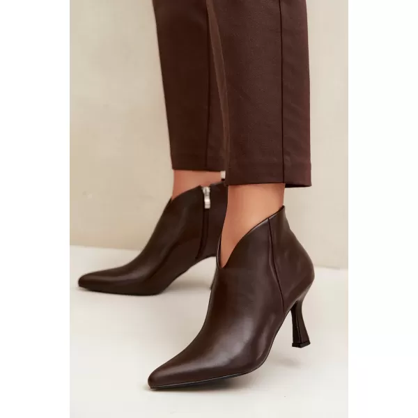  Damen-Stiefeletten BOTO D-218 BRAUN 