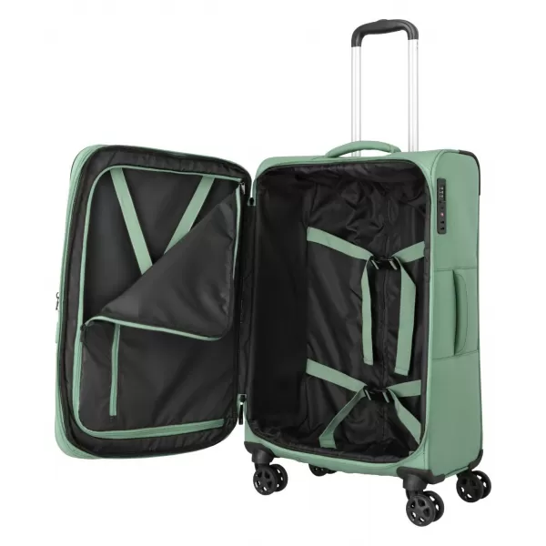  Koffer TRAVELITE Kick Off 4w M exp SALBEI 