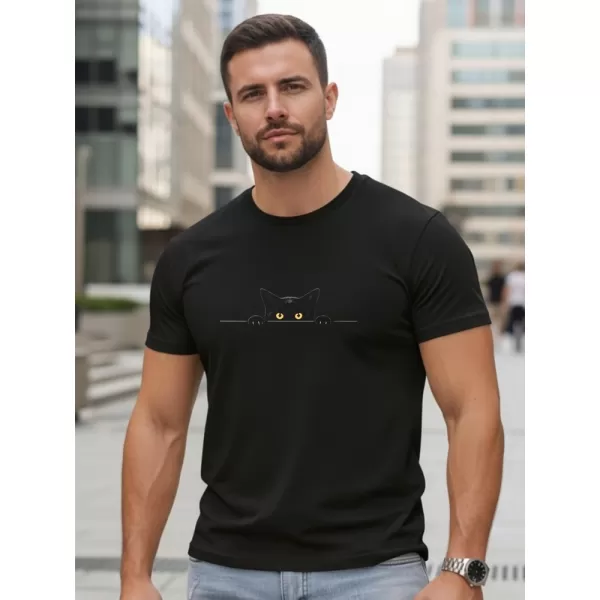  Herren-T-Shirt DSTREET NX5102R-BK SCHWARZ 