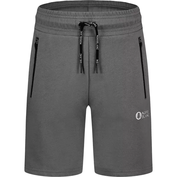  Baumwollshorts für Herren NORDBLANC RELAXEDFIT NBSPM8254 GRAU 