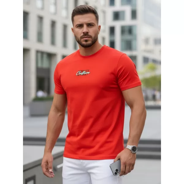  Herren-T-Shirt DSTREET RX5423 ORANGE 