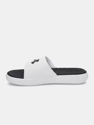 Herrenhausschuhe UNDER ARMOUR IGNITE PRO 8 FIX 6010383-100 WEIß