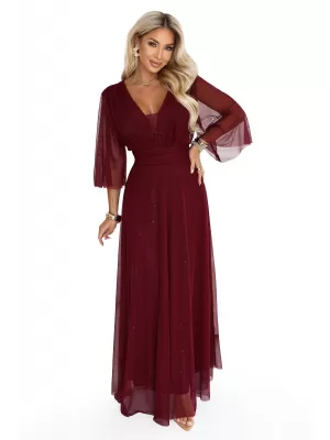Damenkleid NUMOCO 654-6 ROTWEIN
