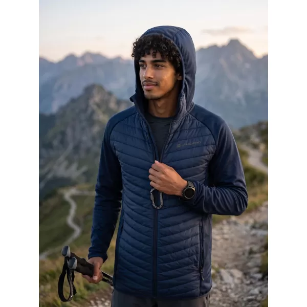  Herren-Sweatshirt ALPINE PRO NORN MONDBESCHIENENER OZEAN 