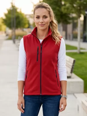 Fleeceweste für Damen MALFINI EXIT W-525 ROT