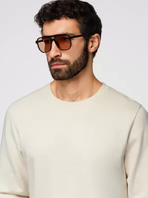 Herren-Sweatshirt OMBRE OM-SSBN-0271 CREME