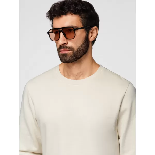  Herren-Sweatshirt OMBRE OM-SSBN-0271 CREME 
