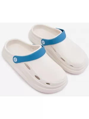 Damenhausschuhe BOTO C73A215 WEISS/BLAU