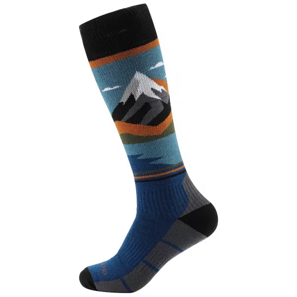  Sportkniestrümpfe ALPINE PRO MEDE GIBRALTAR-MEER 