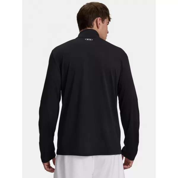  Herren-T-Shirt UNDER ARMOUR UA TECH TAPING 1/2 ZIP 6012357-001 SCHWARZ 