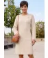 Strickkleid für Damen ALTISPORT ISIDORE HELLBEIGE