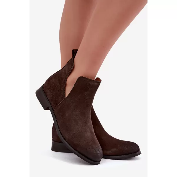  Damen-Stiefeletten VINCEZA 133142 LEDER 