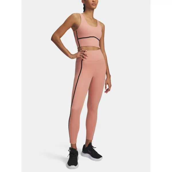  Leggings für Damen UNDER ARMOUR MERIDIAN PIPED ANKLE LEG 6005411-696 ROSA 