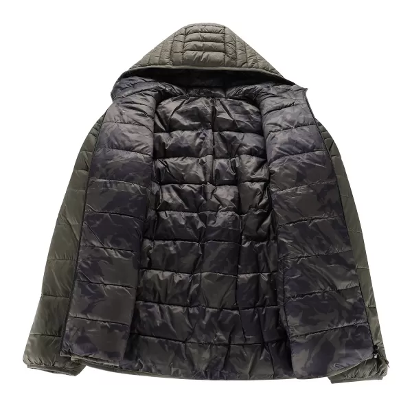  Herren-Winterjacke ALPINE PRO EROM EFEUGRÜNE VARIANTE PB 