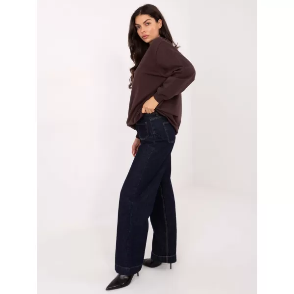  Damen-Sweatshirt BASIC FEEL GOOD RV-BL-5185.70P DUNKELBRAUN 