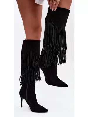 Damenstiefel BOTO H-59 SCHWARZ