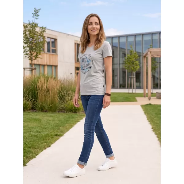  Outdoor-Shirt für Damen ALPINE PRO GREMA 3 GRAUE VARIANTE PA 