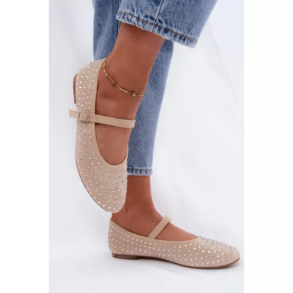  Ballerinas für Damen BOTO 9748 BEIGE 