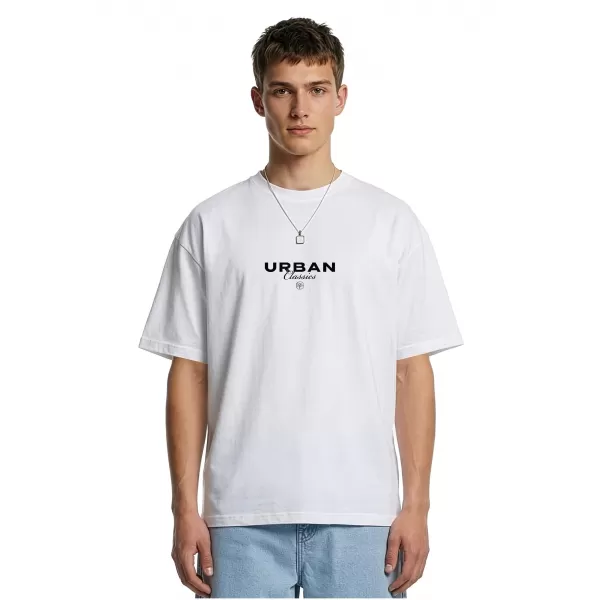  Herren-T-Shirt URBAN CLASSICS TB8665 WEIß 