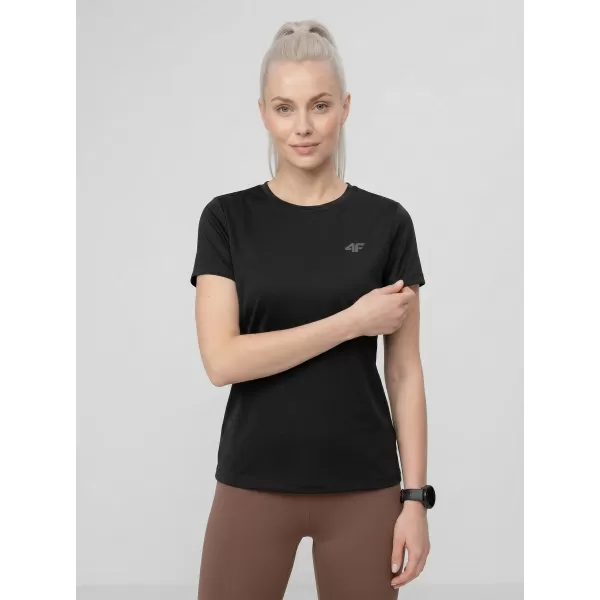  Damen-T-Shirt 4F WMM00TTSHF3308 TIEFSCHWARZ 