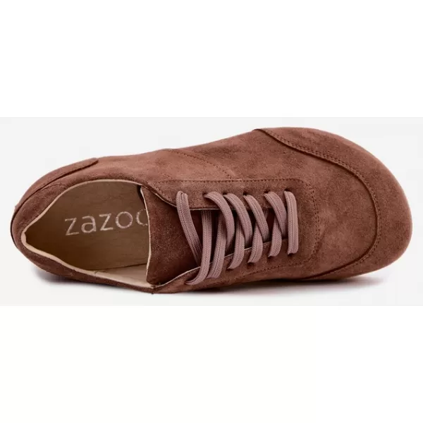  Damen-Sneaker ZAZOO N1422 BROWN 