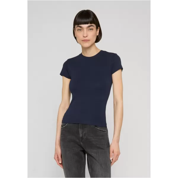  Damen-T-Shirt URBAN CLASSICS TB8569C-23656 SCHWARZ/DUNKLES ZIEGELROT/GEDÄMPFTES BLAU/WEIßER SAND/MITTERNACHTSMARINE 