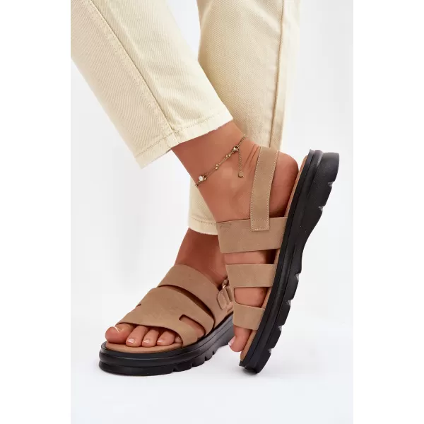  Damensandalen BIG STAR SHOES TT274482 BEIGE 