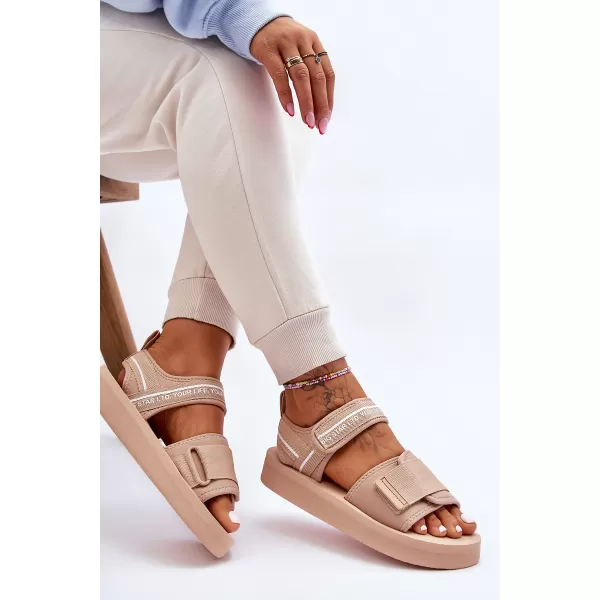  Damensandalen BIG STAR SHOES LL274787 BEIGE 