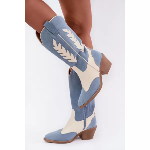  Damenstiefel BOTO LQ-109 BLAU 